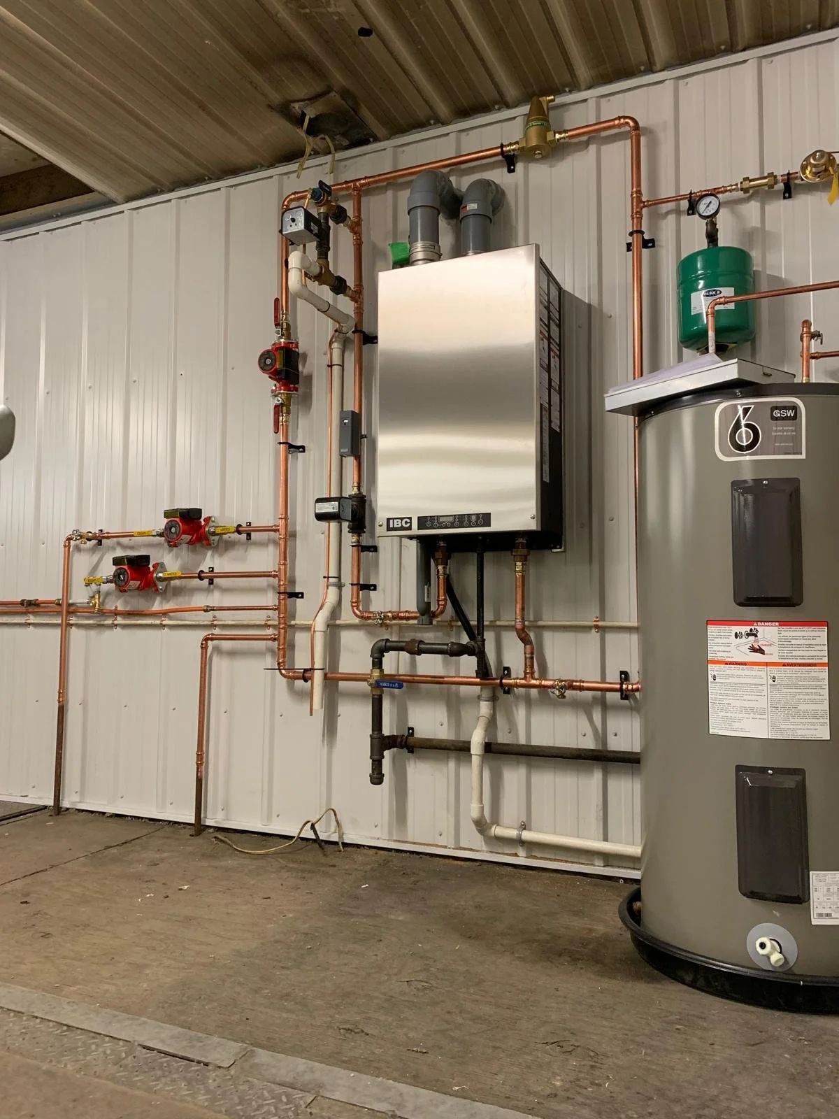 Water heater and boiler